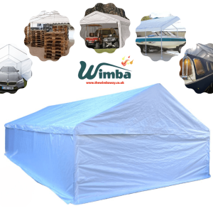 6x12m Deluxe Heavy-Duty Plus 500gsm PVC Carport / Storage Marquee