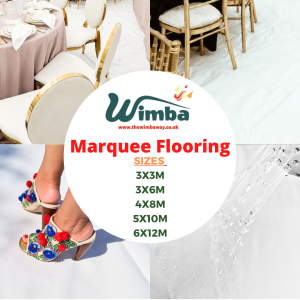 6x12m Soft PVC Canvas Outdoor Event Flooring