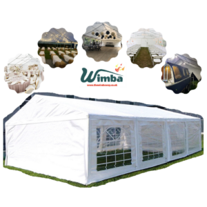 4x8m Deluxe Heavy-Duty Plus 500gsm PVC Marquee