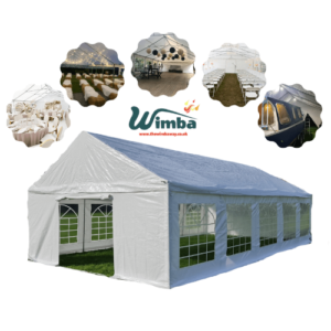 5x10m Deluxe Heavy-Duty Plus 500gsm PVC Marquee